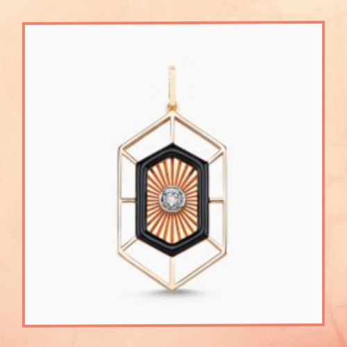 Black Enamelt Pendant