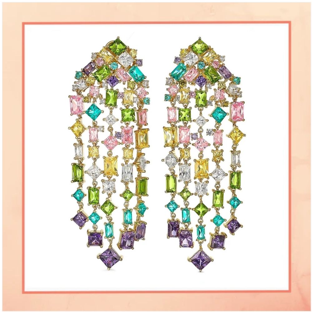 Rainbow in the Monsoon Earrings