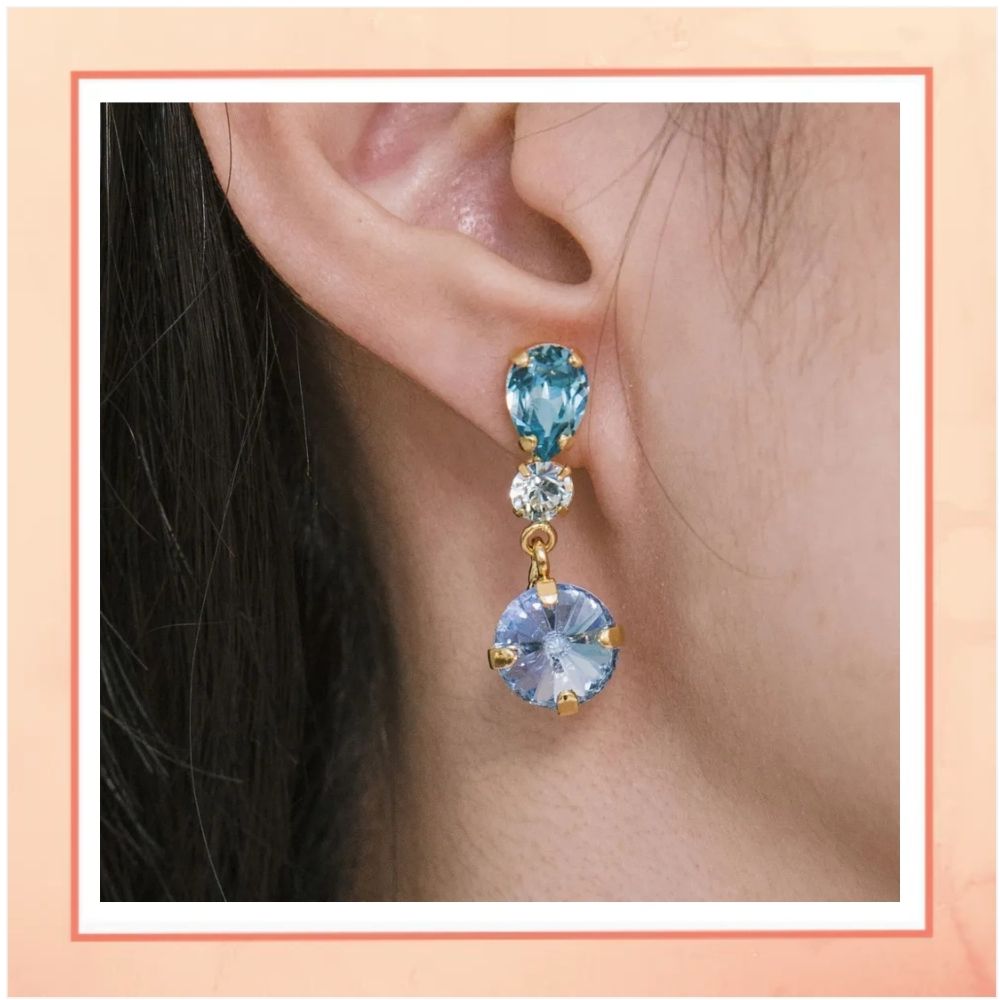 Shades of Monsoon Rain Earrings