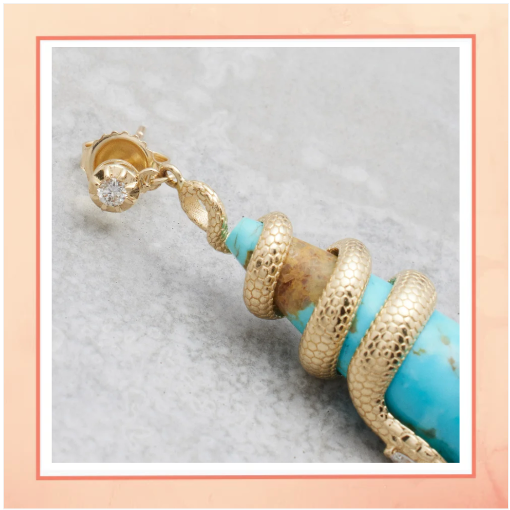 Turquoise Serpant Pendant