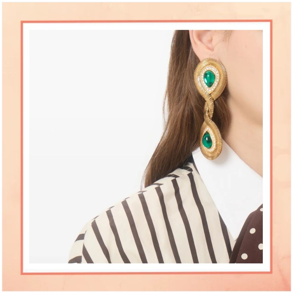 Egyptian Serpentine Earrings