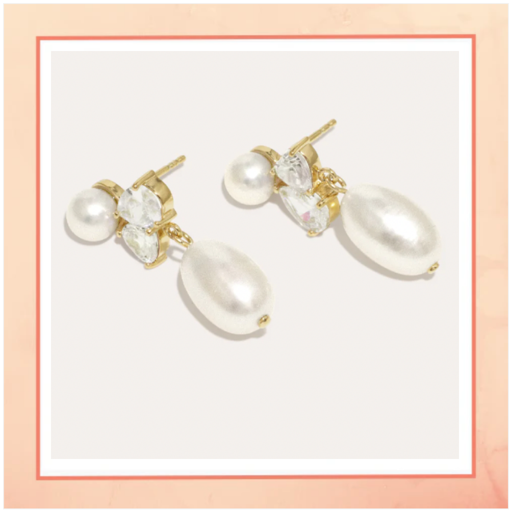 Pearls & Diamonds Earrings