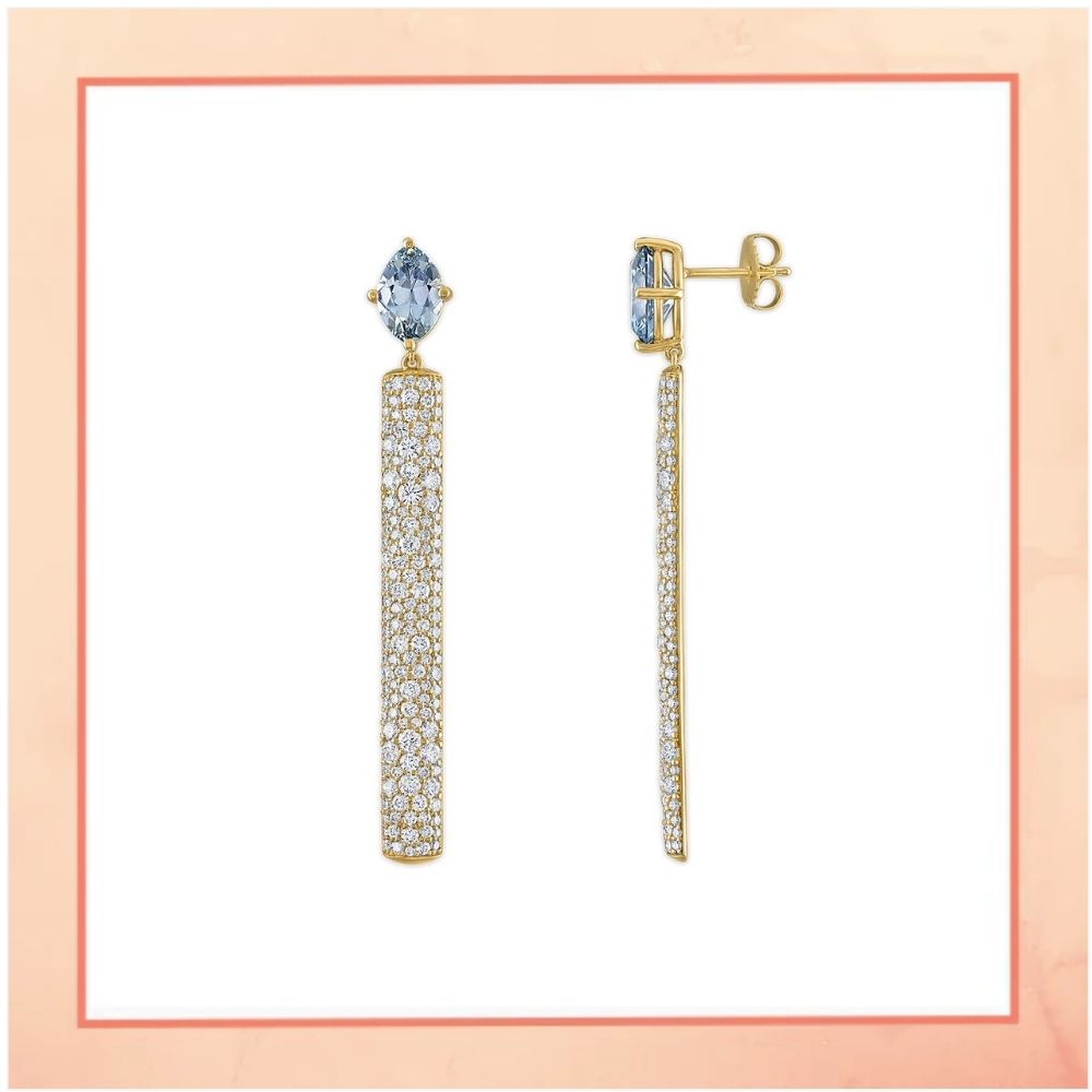 A Straight Pair of Earrings
