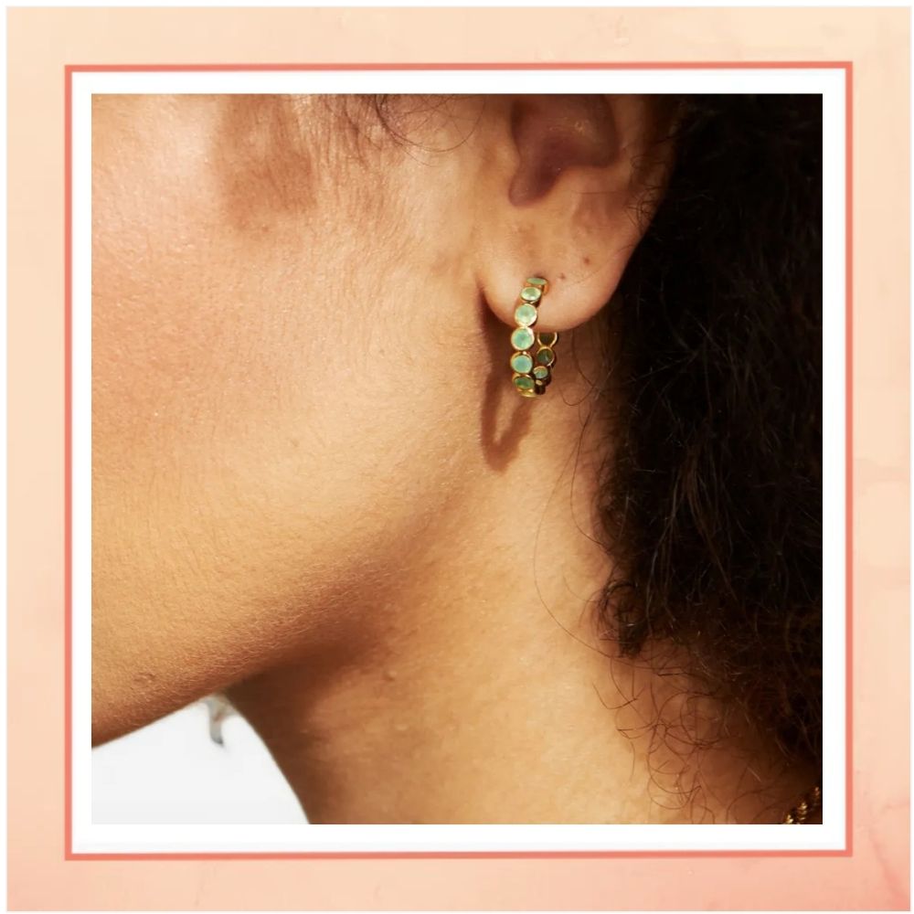 Green Bali Earrings