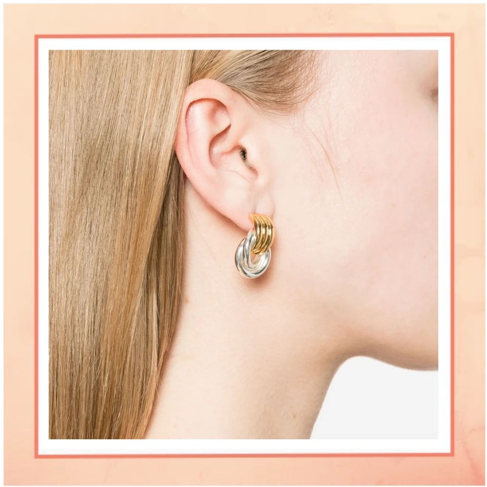 Must Have Half Bali Earrings Gold & Silver
