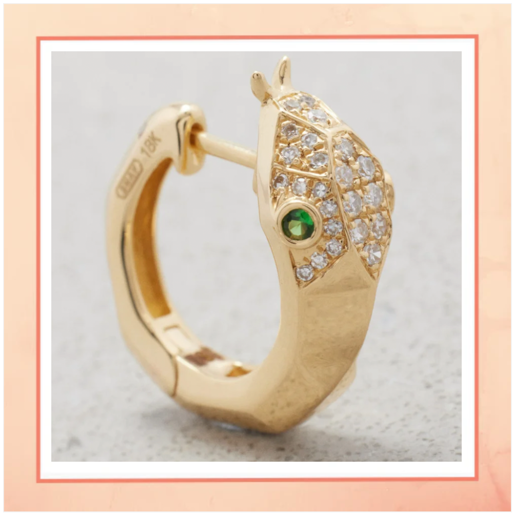 Tiny Snake Siblings Earrings