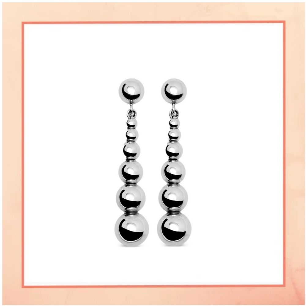Drops of Silver Earrings