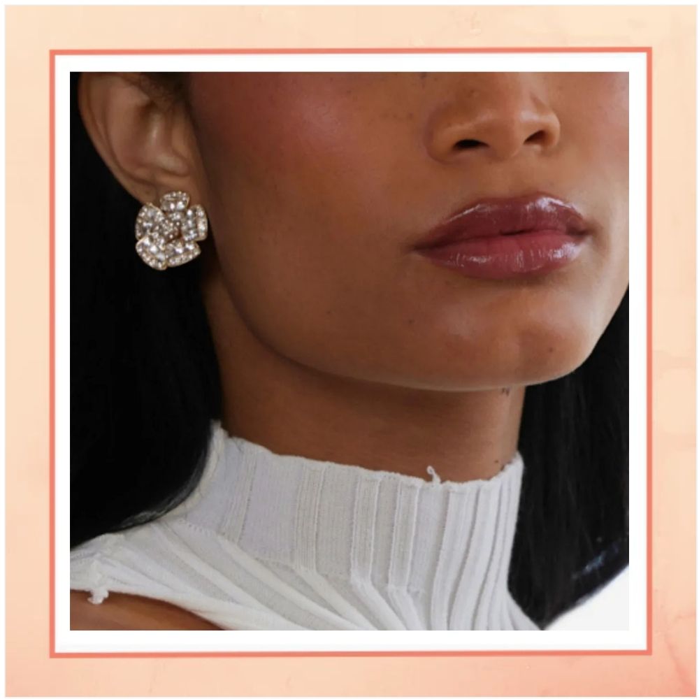 Golden Flower Earrings
