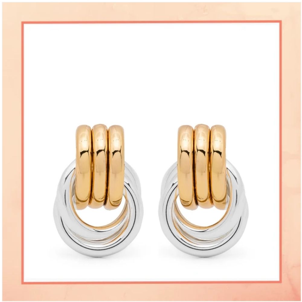 Must Have Half Bali Earrings Gold & Silver
