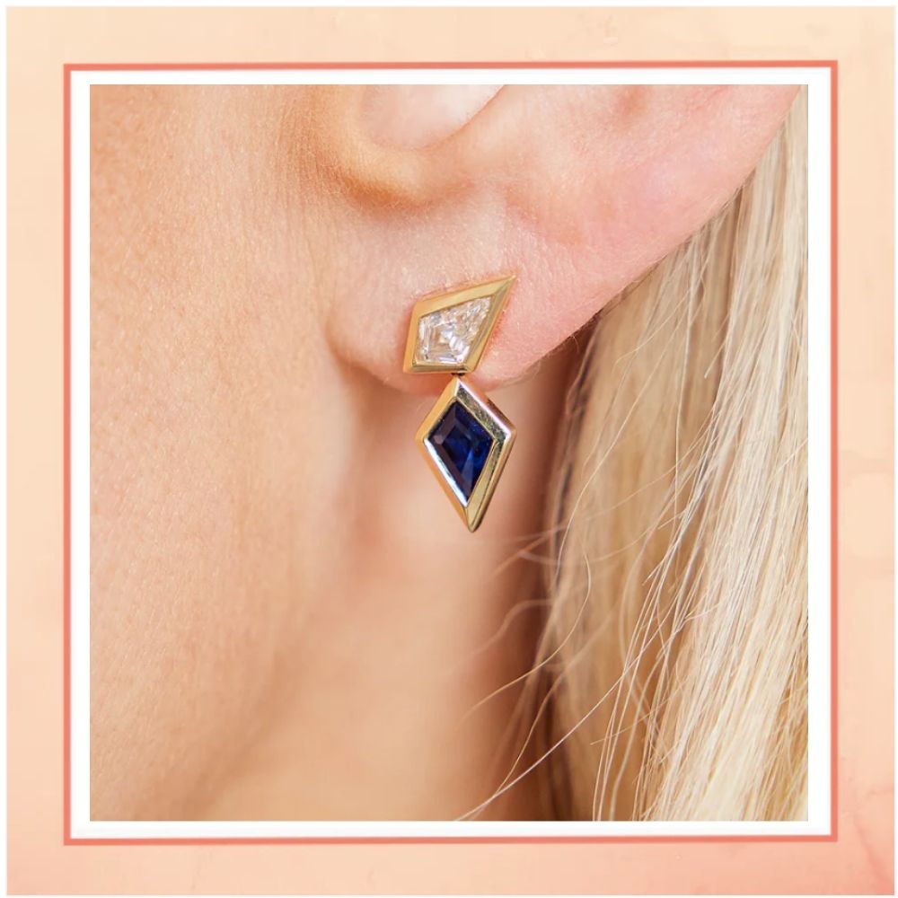 Blue Drop Earrings