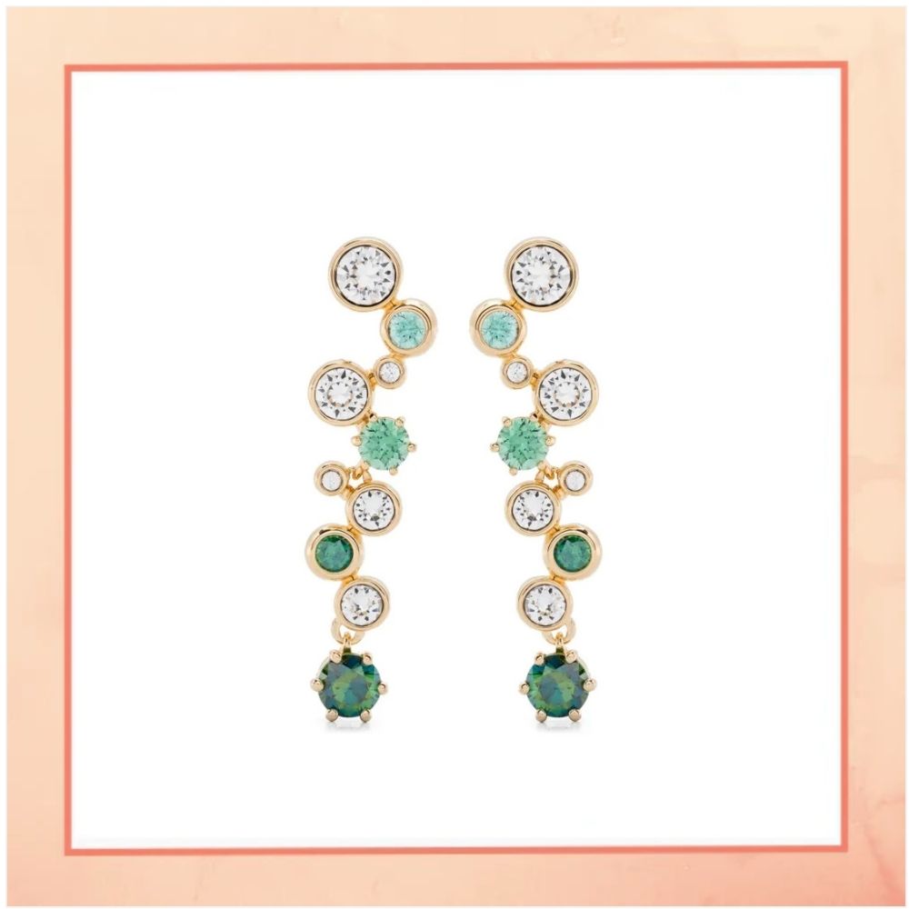 Diamond Drops of Trees Earrings