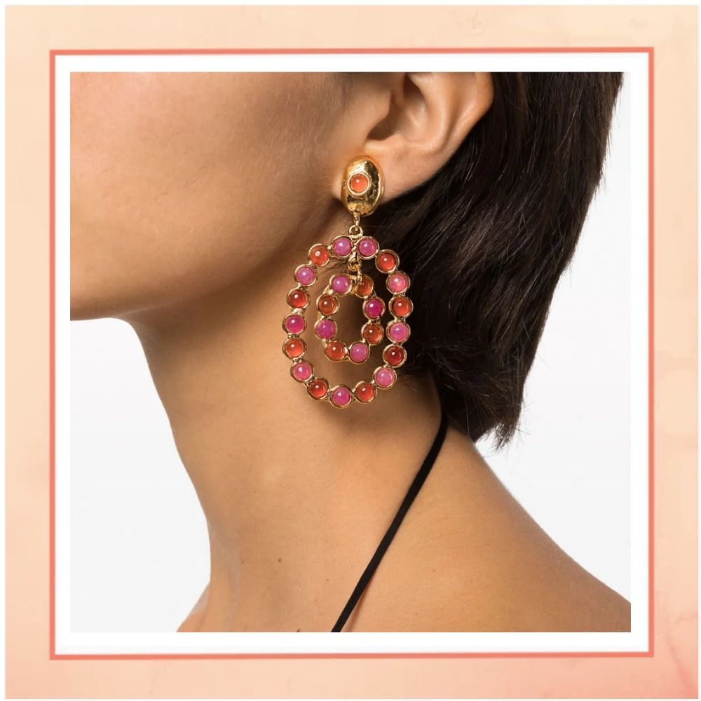 Pink Galaxy Earrings