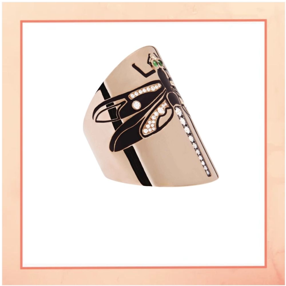 Elegant Dragonfly Ring