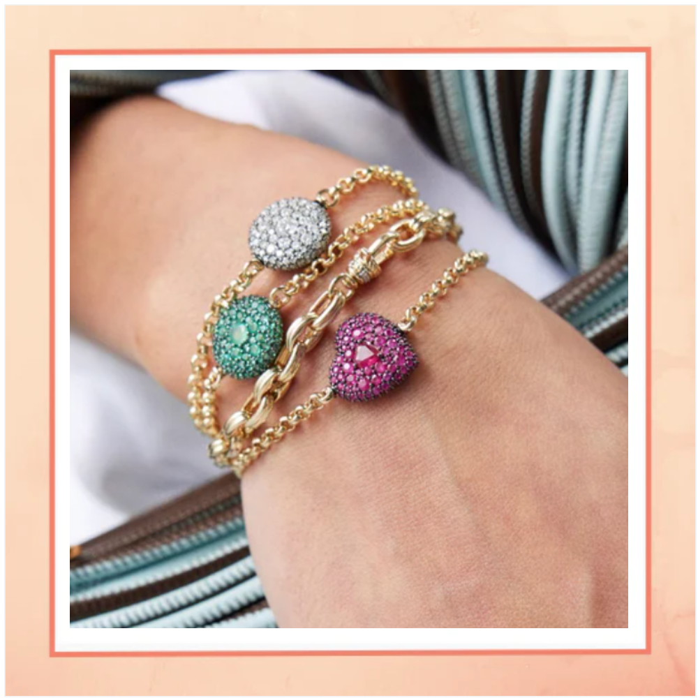 Heart within Heart Bracelet