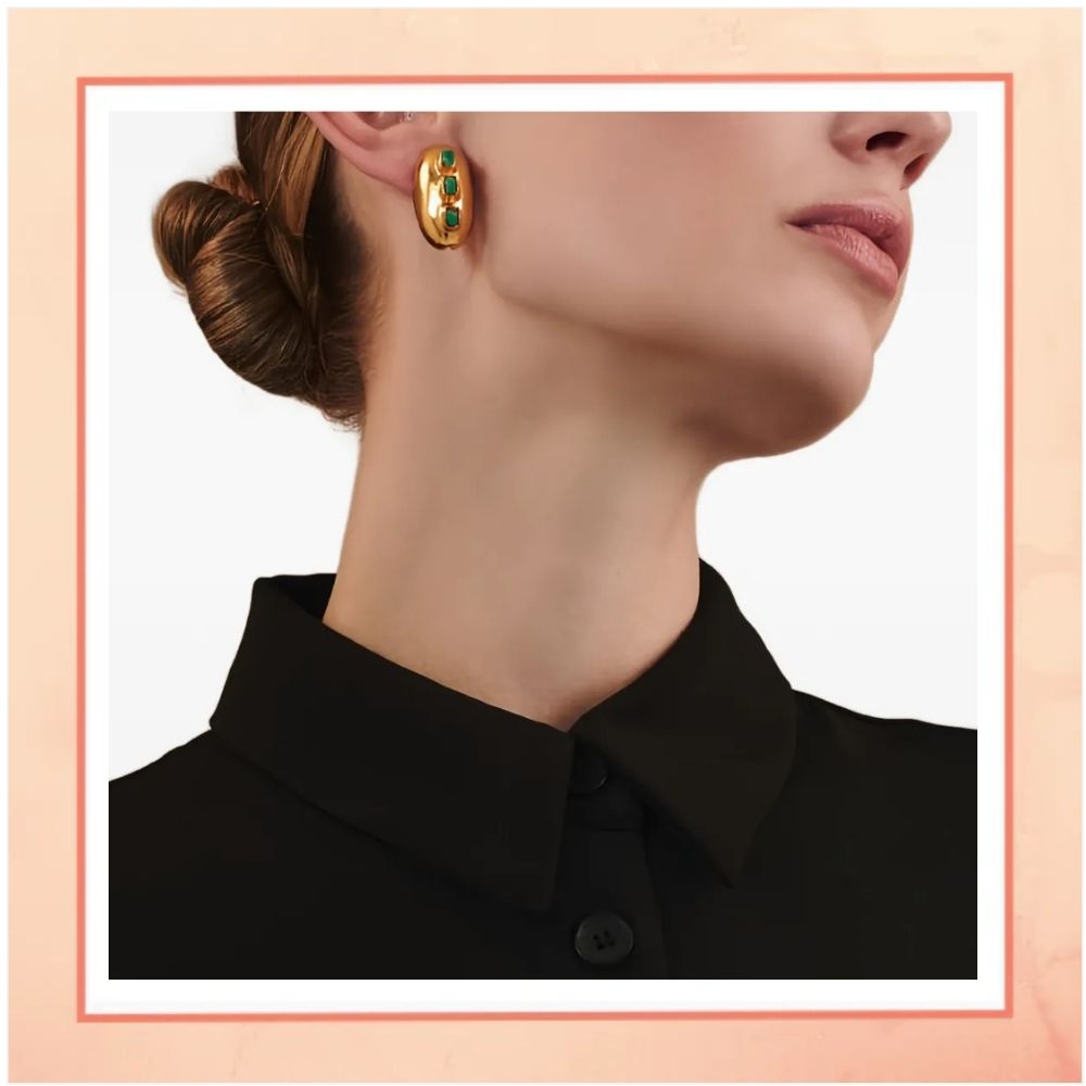 Green Signals Earrings