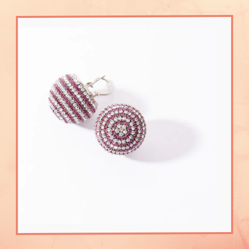 Ball of Flower Earrings