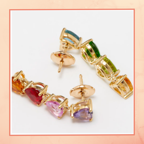 Colorful Heart Earrings