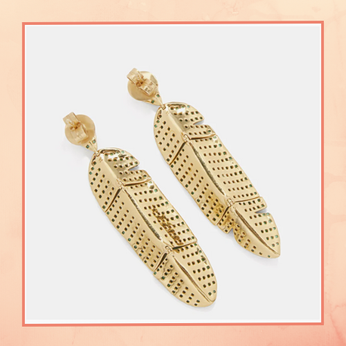 Banana Leaf Earrings