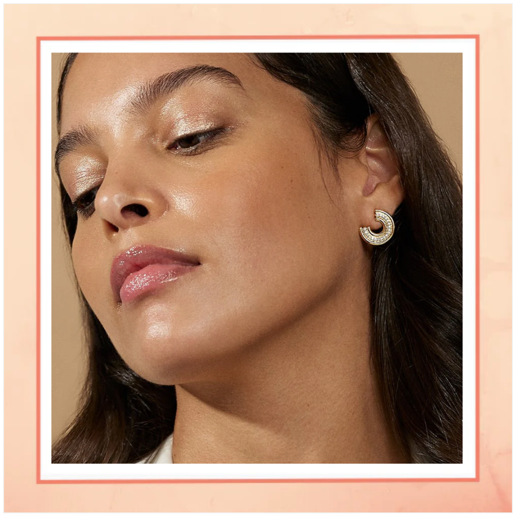 Small Half Bali Earrings