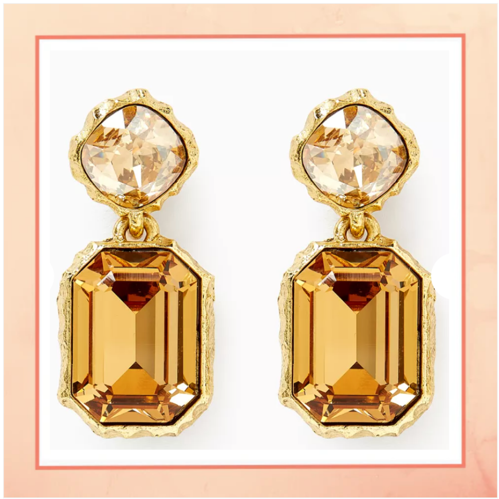 Golden Drop Earrings