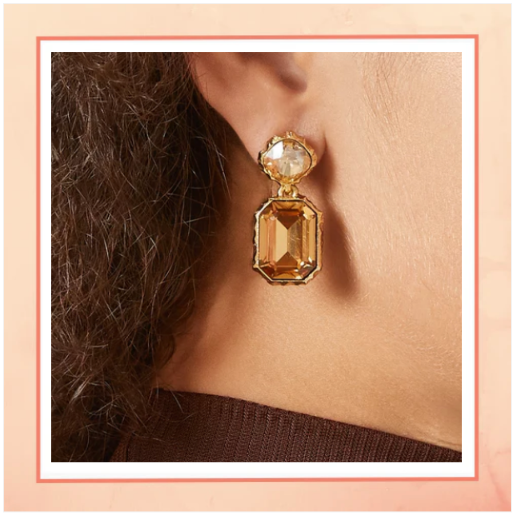 Golden Drop Earrings