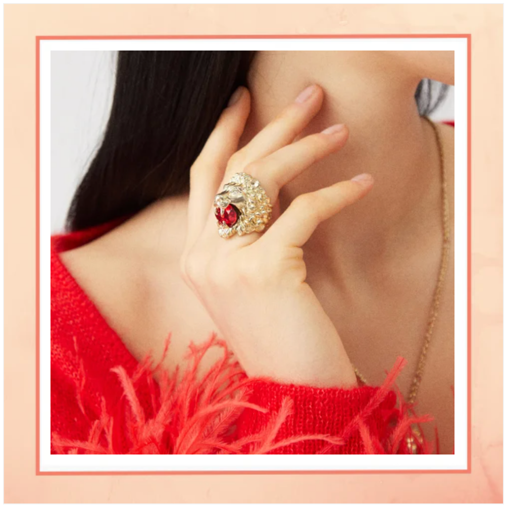 Angry Lion Ring