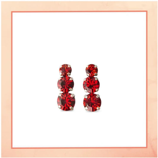 Dark Red Ruby Drops