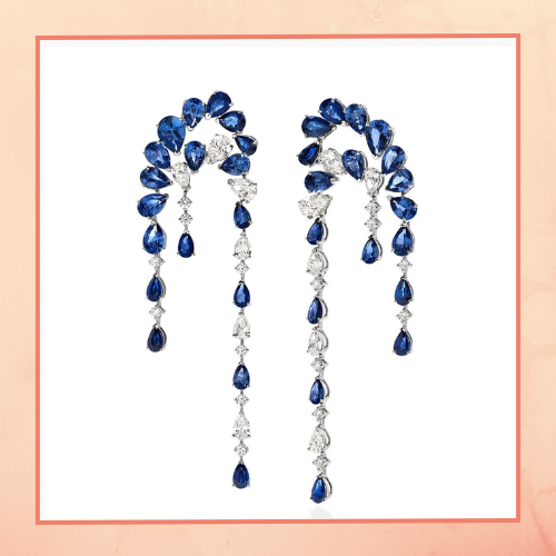 Blue Drop Earrings