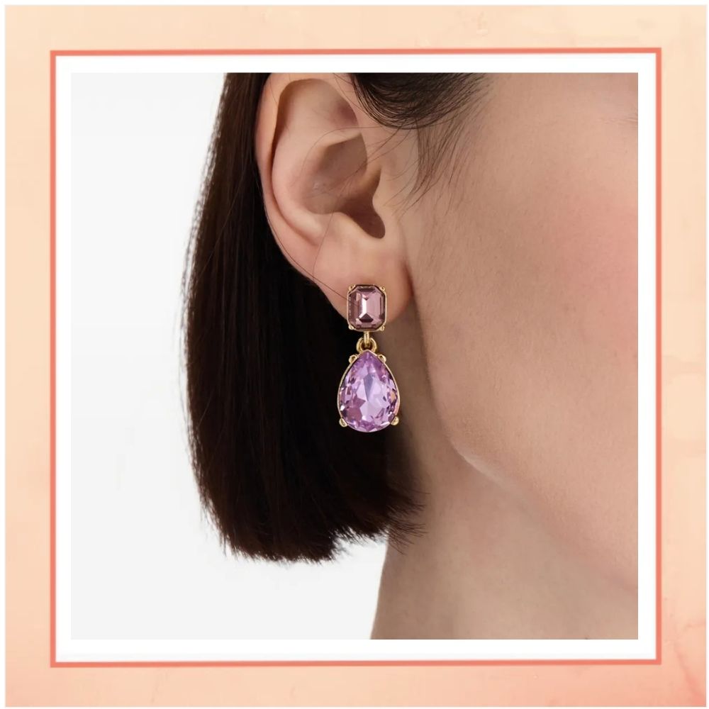 Drops of Lavender Earrings