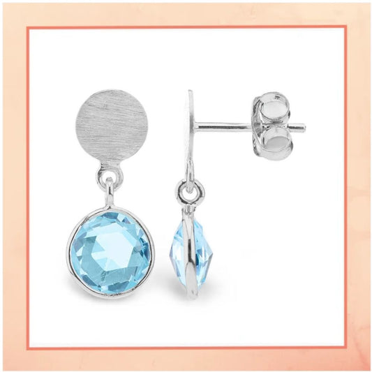 Light Blue Drop Earrings