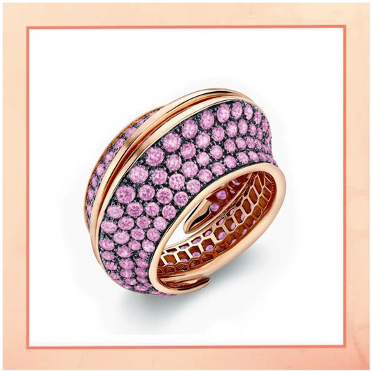 The Pink Crown Ring