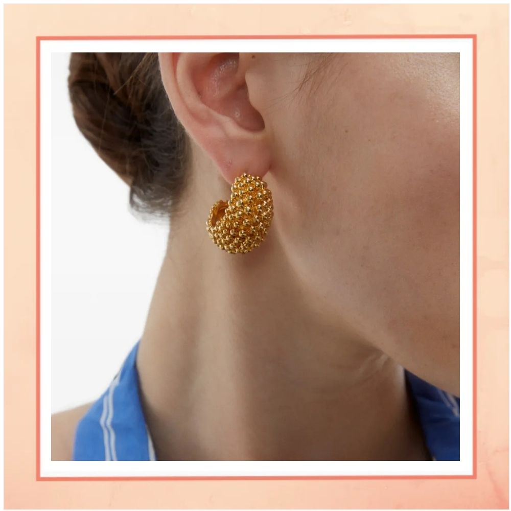 Golden Grapes Earrings