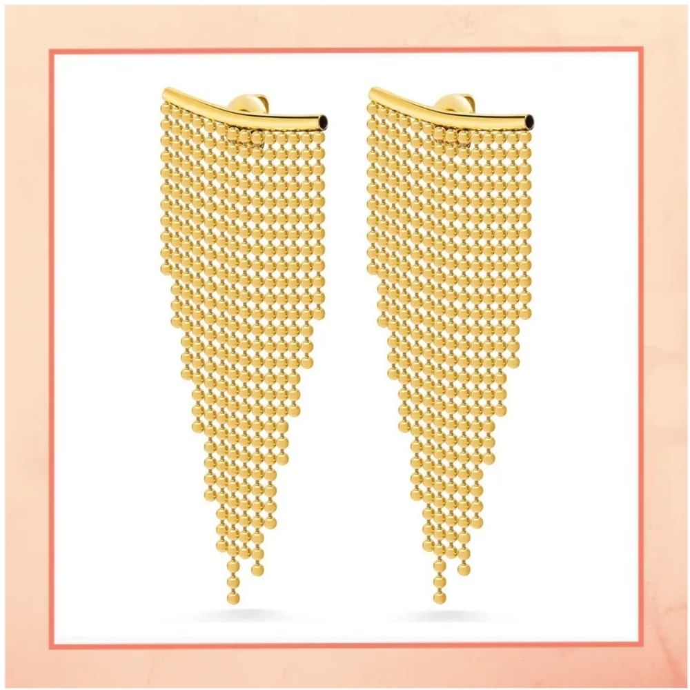 Long Mesh Earrings