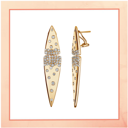 Gold Cone Earrings