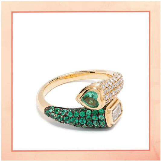 Interlocked Green Ring