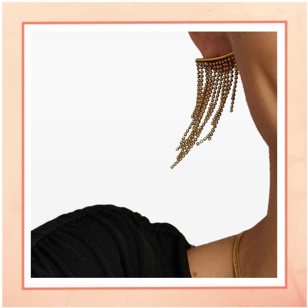 Long Mesh Earrings