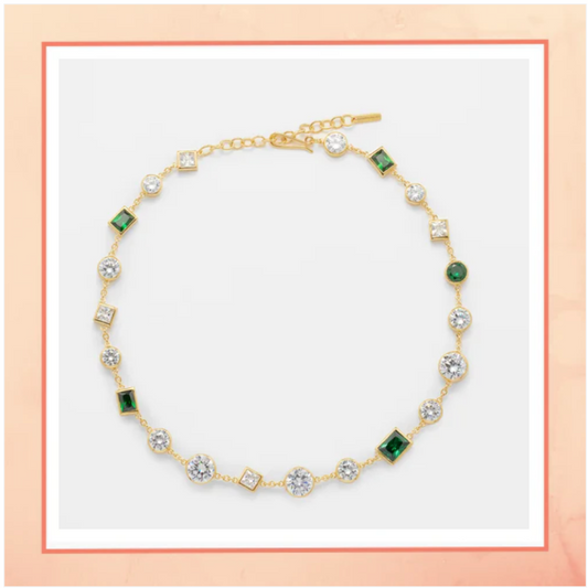 Emeralds & Diamonds Necklace