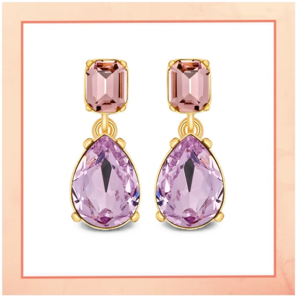 Drops of Lavender Earrings