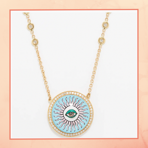 Turquoise Evil Eye Pendant