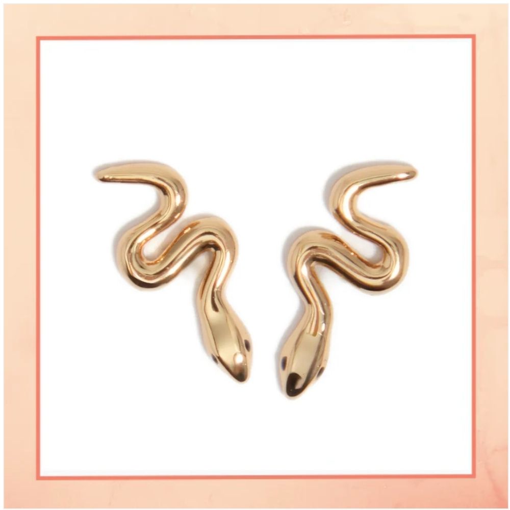 Baby Snake Top Earrings