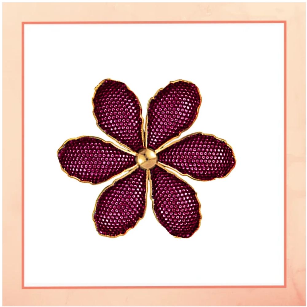 A Red Daisy Ring