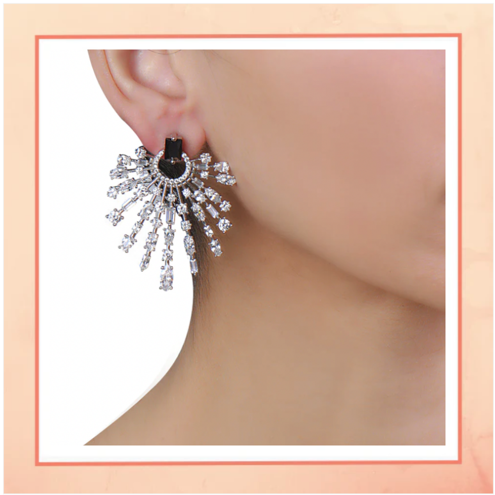 When Green Stars Fall Earrings