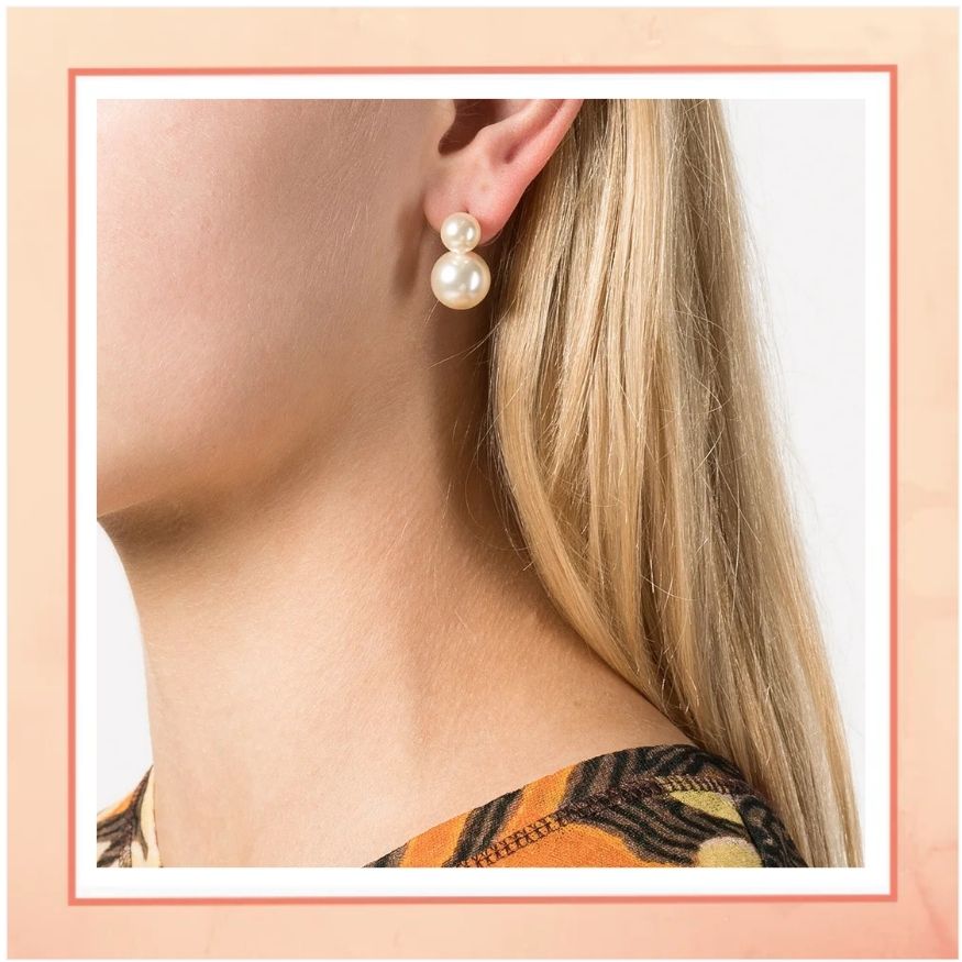 Simple Pearls Earrings