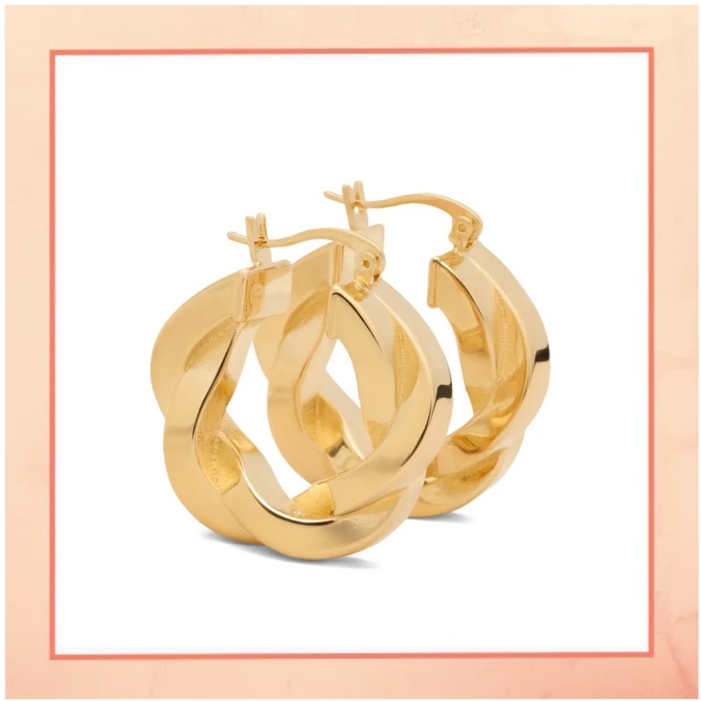 A Solid Pair of Bali Earrings