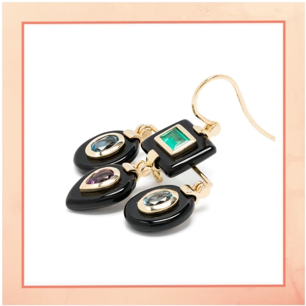 Black Drops Earrings