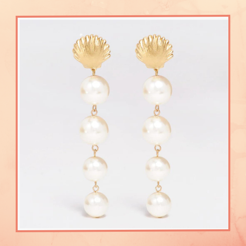 Long Pearl Earrings
