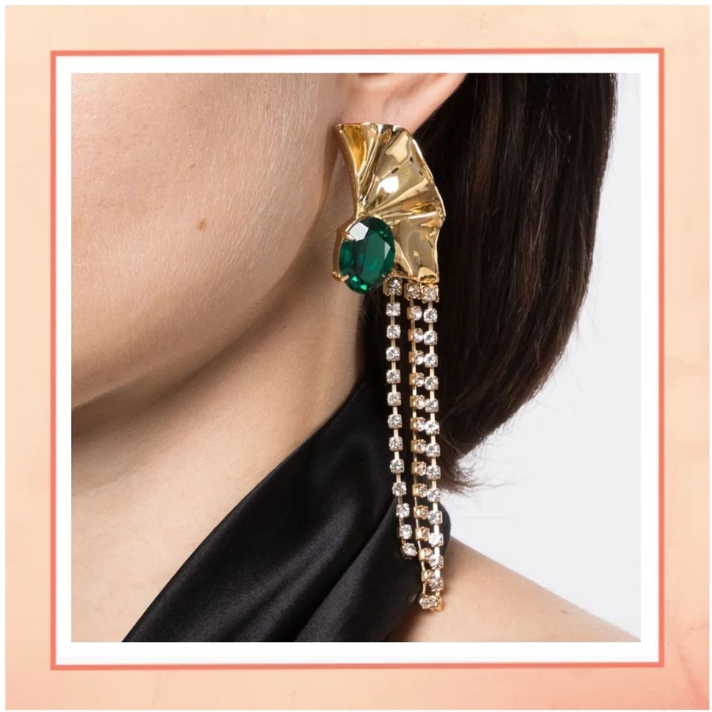 Falling Rain on Flower Earrings