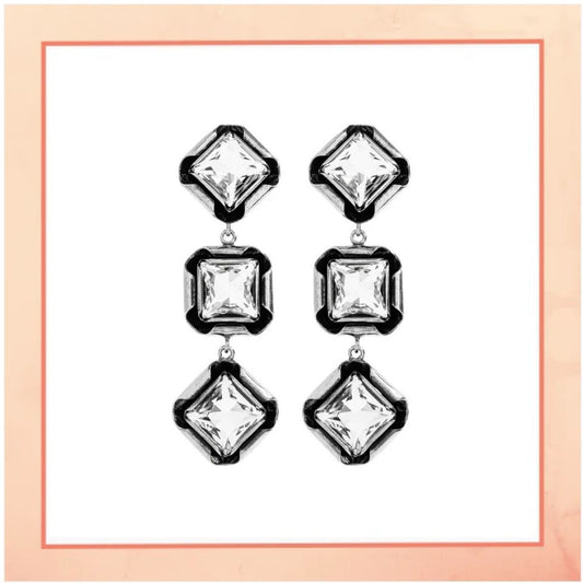 Big Crystal Earrings