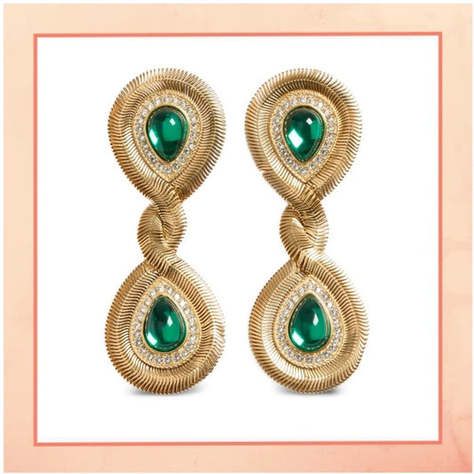 Egyptian Serpentine Earrings