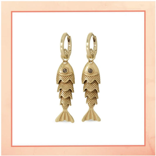 Hooked Fish Earrings